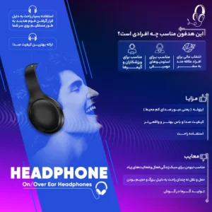 هدست بی‌سیم سونی مدل WH-1000XM4 مشکی