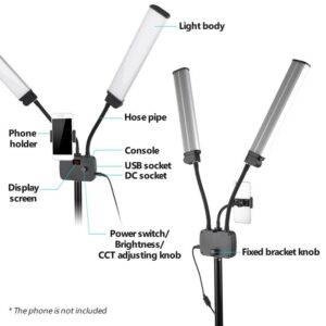 نور ثابت ال ای دی HD 45x LED light