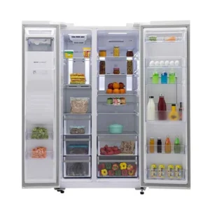 یخچال و فریزر ساید بای ساید 27 فوت اسنوا استیل  مدل S1Di-M200-S