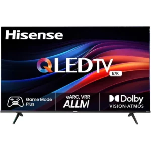 تلویزیون هایسنس E7K سایز ۶۵ اینچ QLED کیفیت ۴K