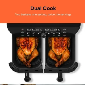 سرخ کن دوقلو نوتریکوک مدل NC-AFD185 با 24ماه گارانتی گلدن ای تی سرویس (ضمانت اصالت کالا) + 12 ماه بیمه شرکتی