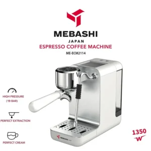 اسپرسوساز مباشی مدل ME-ECM 2114 با 24ماه گارانتی گلدن ای تی سرویس (ضمانت اصالت کالا) + 12 ماه بیمه شرکتی