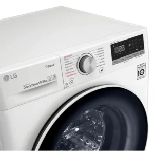 ماشین لباسشویی 10.5 کیلویی ال جی سفید مدل F4V5RYP0W با 24 ماه گلدن ای تی سرویس (ضمانت اصالت کالا) + 12 ماه بیمه شرکتی