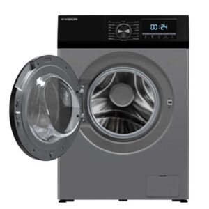 ماشین لباسشویی 8 کیلویی ایکس ویژن نقره ای مدل TP82