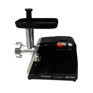 چرخ گوشت مشکی پاناسونیک مدل MK-2500 گارانتی ۲۴ ماهه طلایی امیتیس سرویس (ضمانت اصالت کالا) + 12 ماه بیمه شرکتی